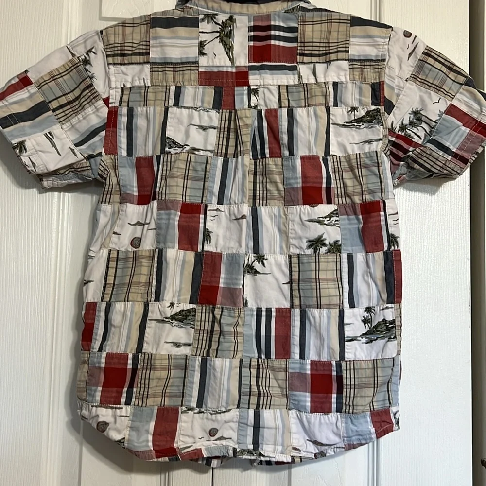 Quilted Gymboree Boys Size Small 5/6 Button Down